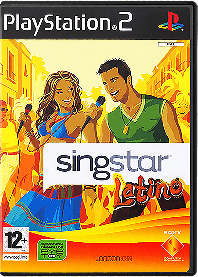 SingStar Latino box art for Playstation 2
